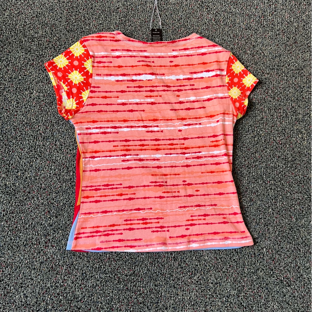 CUSTO BARCELONA Y2K Vintage Bright Funky Colorful Pop Art Short Sleeve T-Shirt M - Picture 7 of 15